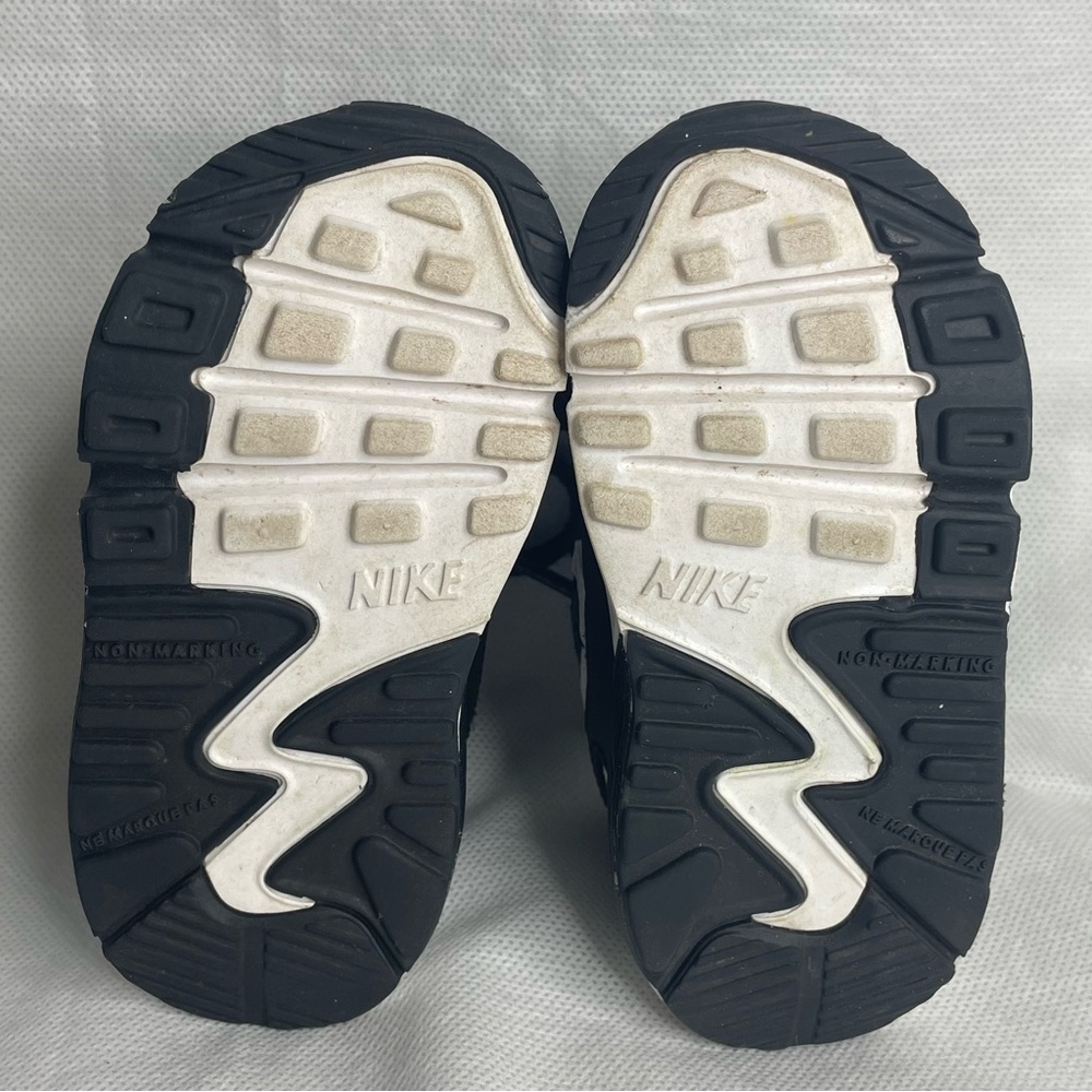 Nike Air Max 90 LTR Sneaker Shoe Toddler Size US 5C EU 21 Black White CD6868-010 - Picture 12 of 14